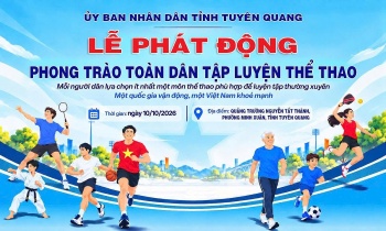 Tuyên Quang hưởng ứng Lễ phát động phong trào “Mỗi người dân lựa chọn ít nhất một môn thể thao phù hợp để tập luyện thường xuyên”