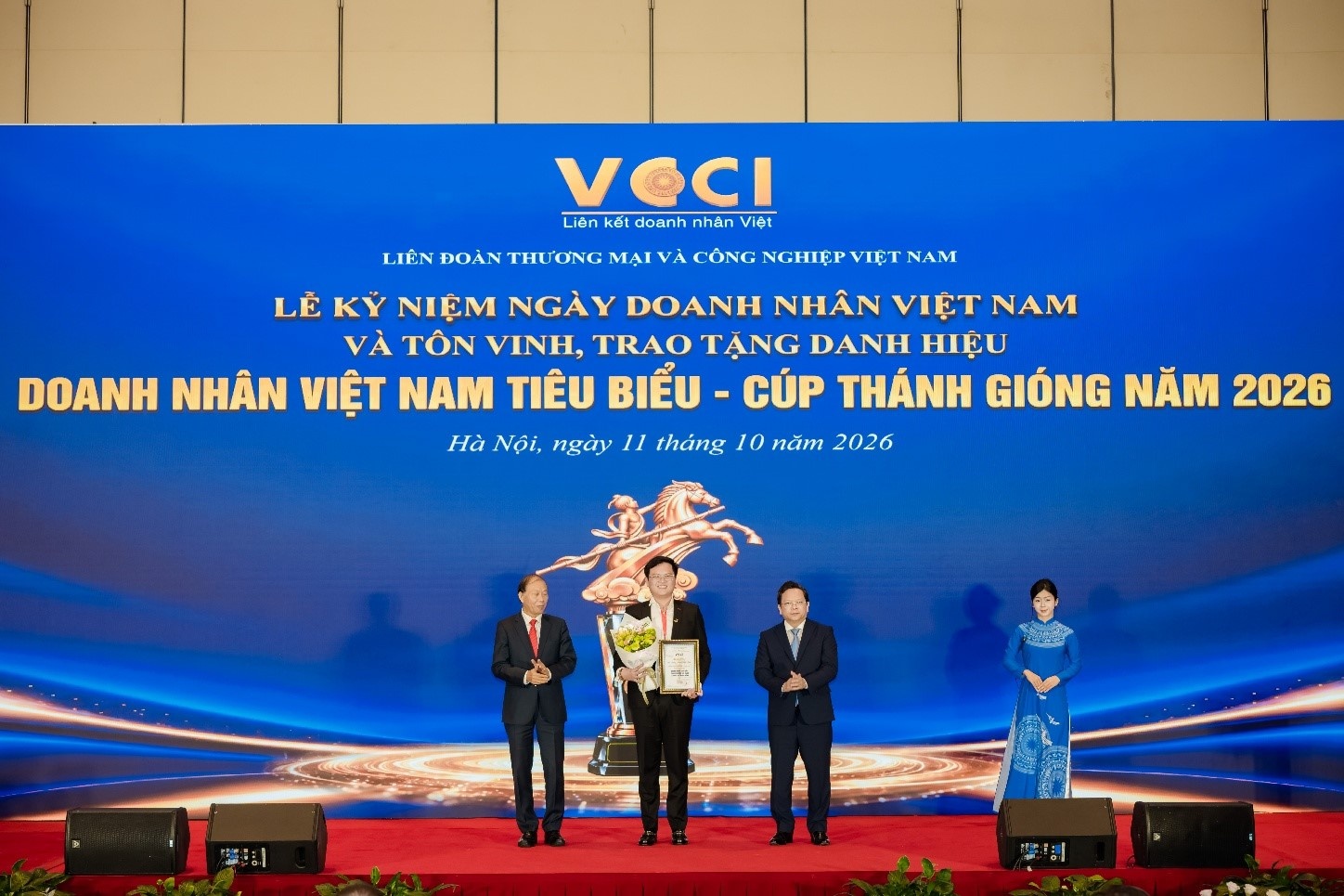 Chủ tịch TTC Energy Đặng Huỳnh Anh Tuấn được vinh danh Doanh nhân Việt Nam tiêu biểu - Cúp Thánh Gióng 2026