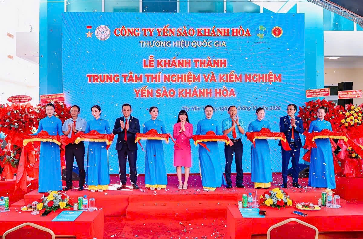 Khánh thành Trung tâm Thí nghiệm và Kiểm nghiệm Yến sào Khánh Hòa Khánh thành Trung tâm Thí nghiệm và Kiểm nghiệm Yến sào Khánh Hòa
