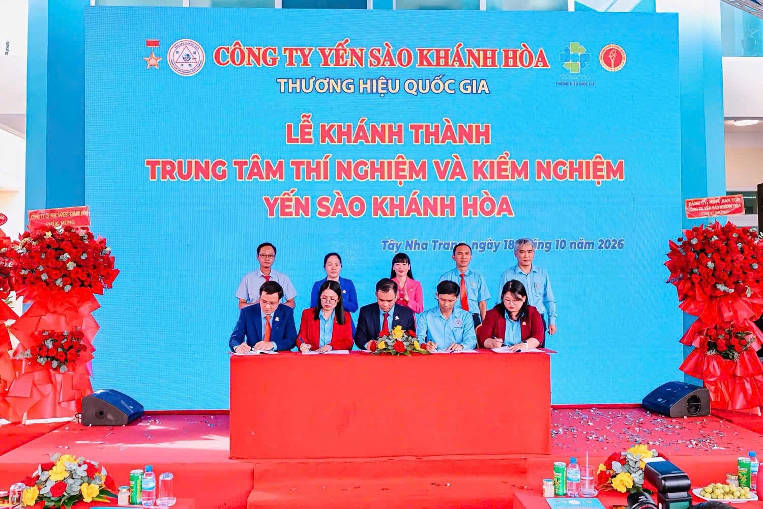 Khánh thành Trung tâm Thí nghiệm và Kiểm nghiệm Yến sào Khánh Hòa