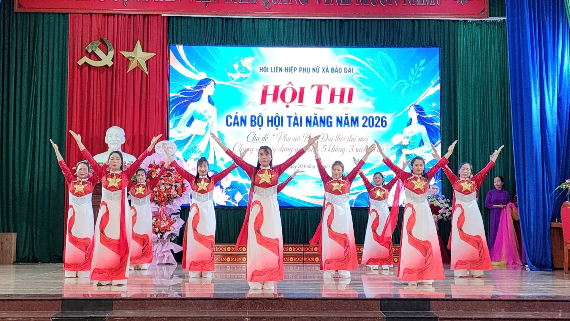 Xã Bảo Đài thành phố Bắc Ninh: Sôi nổi Hội thi “Cán bộ Hội tài năng” gắn với mục tiêu xây dựng gia đình “5 không, 3 sạch, 3 an” Xã Bảo Đài thành phố Bắc Ninh: Sôi nổi Hội thi “Cán bộ Hội tài năng” gắn với mục tiêu xây dựng gia đình “5 không, 3 sạch, 3 an”