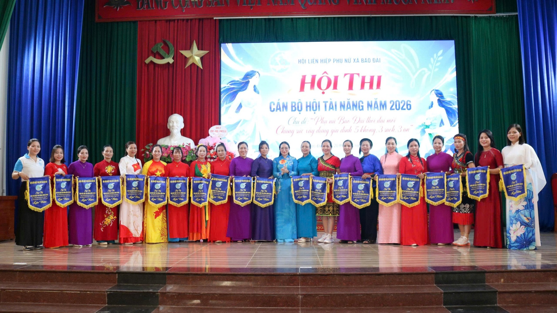 Xã Bảo Đài thành phố Bắc Ninh: Sôi nổi Hội thi “Cán bộ Hội tài năng” gắn với mục tiêu xây dựng gia đình “5 không, 3 sạch, 3 an” Xã Bảo Đài thành phố Bắc Ninh: Sôi nổi Hội thi “Cán bộ Hội tài năng” gắn với mục tiêu xây dựng gia đình “5 không, 3 sạch, 3 an”
