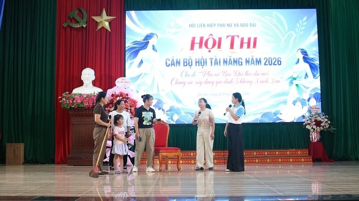 Xã Bảo Đài thành phố Bắc Ninh: Sôi nổi Hội thi “Cán bộ Hội tài năng” gắn với mục tiêu xây dựng gia đình “5 không, 3 sạch, 3 an” Xã Bảo Đài thành phố Bắc Ninh: Sôi nổi Hội thi “Cán bộ Hội tài năng” gắn với mục tiêu xây dựng gia đình “5 không, 3 sạch, 3 an”