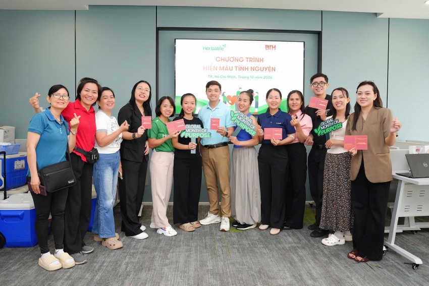 Herbalife Việt Nam tổ chức Ngày Hiến Máu Tình Nguyện 2026 tại TP. Hồ Chí Minh và Hà Nội, tiếp nhận 183 đơn vị máu Herbalife Việt Nam tổ chức Ngày Hiến máu tình nguyện 2026 tại TP. Hồ Chí Minh và Hà Nội, tiếp nhận 183 đơn vị máu