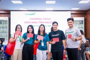 Herbalife Việt Nam tổ chức Ngày Hiến máu tình nguyện 2026 tại TP. Hồ Chí Minh và Hà Nội, tiếp nhận 183 đơn vị máu