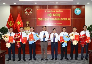 Cà Mau kiện toàn công tác tổ chức cán bộ cấp tỉnh