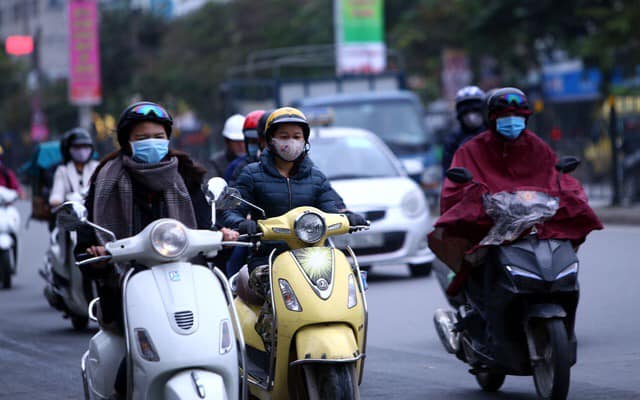 Nhiệt độ Bắc Bộ tăng dần, thấp nhất 7-10 độ C