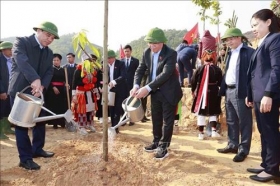 chu tich quoc hoi du le phat dong thi dua va tet trong cay tai tuyen quang