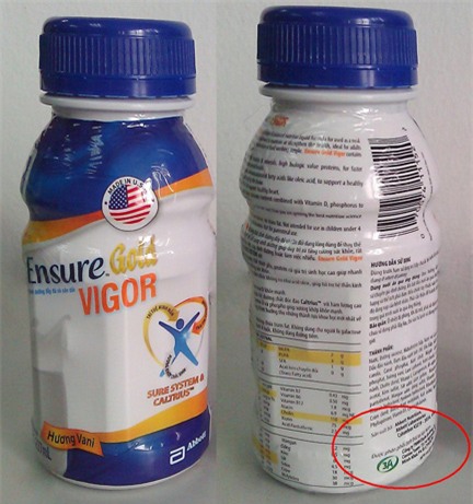 Sữa Ensure Gold Vigor bị NTD nghi ngờ c&amp;oacute; vấn đề về chất lượng