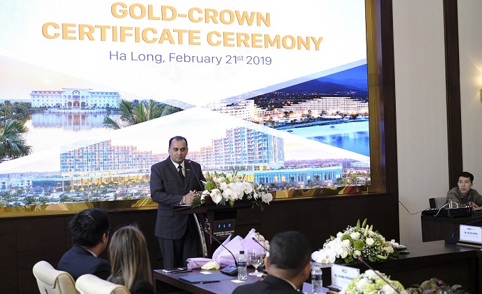 RCI trao chứng nhận Gold Crown cho 4 quần thể, kh&aacute;ch sạn của Tập đo&agrave;n FLC