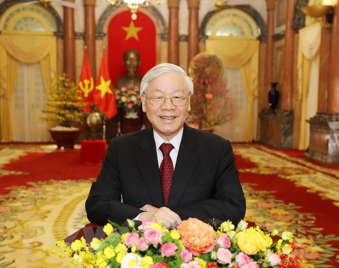 Tổng B&iacute; thư, Chủ tịch nước Nguyễn Ph&uacute; Trọng ch&uacute;c Tết T&acirc;n Sửu 2021