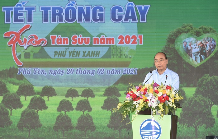 Thủ tướng truyền th&ocirc;ng điệp về chương tr&igrave;nh 1 tỷ c&acirc;y xanh