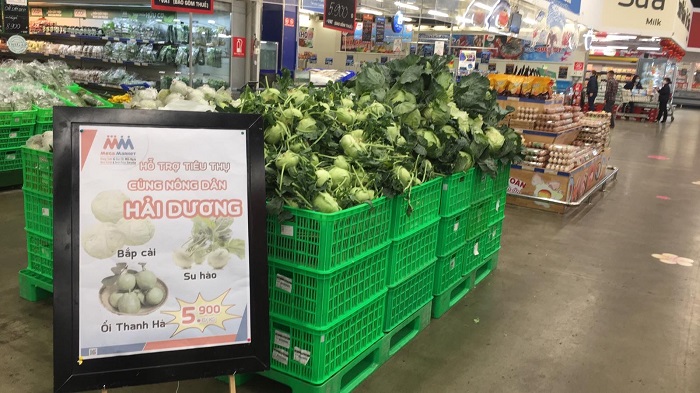 Mega Market Việt Nam (MM): “Giải cứu” 24,3 tấn rau quả cho nông dân Hải Dương