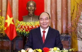 chu tich nuoc nguyen xuan phuc chuc tet nham dan 2022