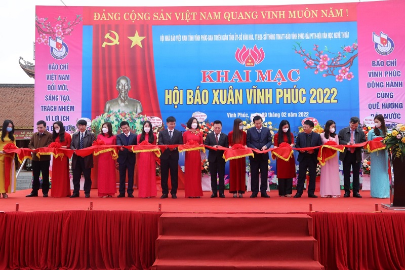 Vĩnh Phúc: Khai mạc Hội Báo Xuân năm 2022