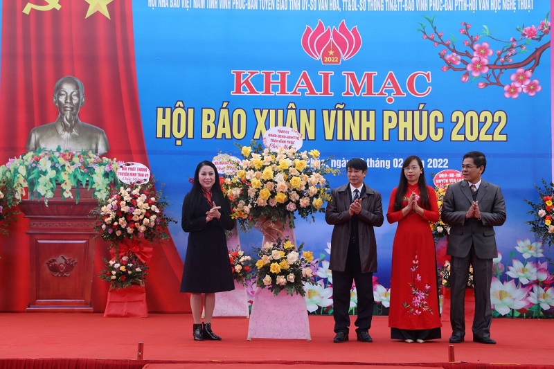 Vĩnh Phúc: Khai mạc Hội Báo Xuân năm 2022