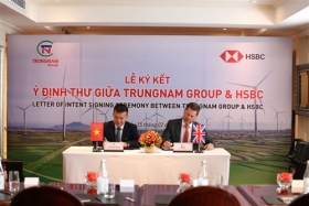 hsbc viet nam hien thuc hoa cam ket 12 ty usd tai tro phat trien ben vung voi viec ky ket hop tac cung trungnam group