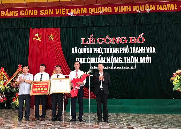 TP.Thanh Hóa: Đón nhận Nông thôn mới đạt chuẩn về môi trường