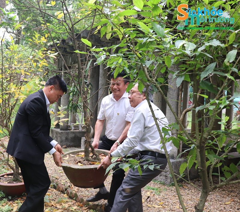 Đón nhận cây từ Khu Di tích Chủ tịch Hồ Chí Minh về trồng tại KCN Nam Cầu Kiền 
