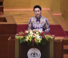 toan van phat bieu khai mac cua chu tich quoc hoi nguyen thi kim ngan tai ky hop mang tinh cau noi