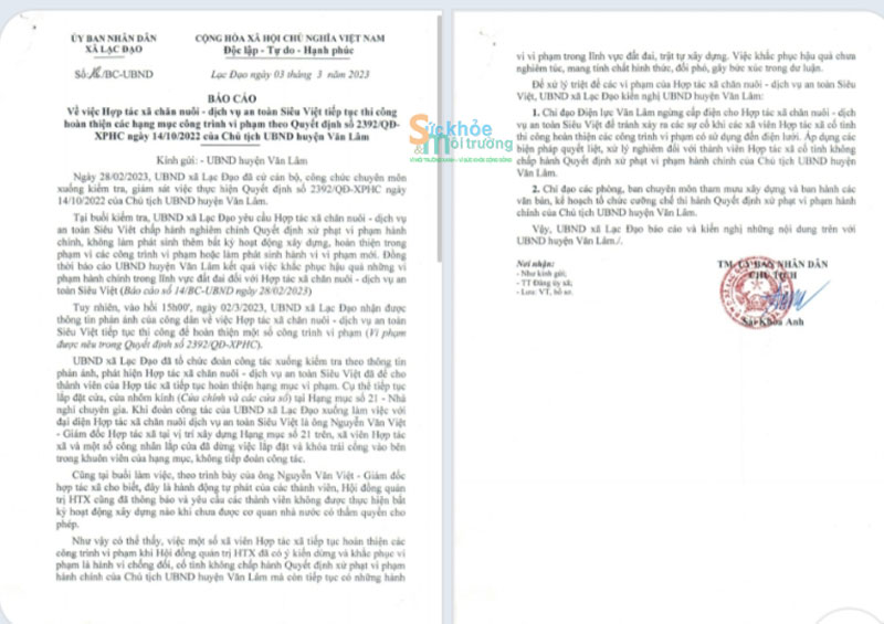 Hưng Y&ecirc;n: Hợp t&aacute;c x&atilde; Si&ecirc;u Việt li&ecirc;n tiếp vi phạm x&acirc;y dựng tr&ecirc;n đất n&ocirc;ng nghiệp t&aacute;c động xấu tới đất đai - m&ocirc;i trường