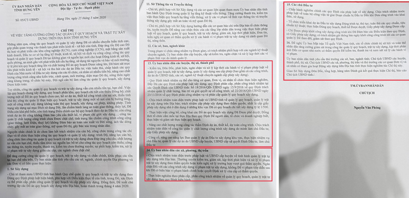 Hưng Y&ecirc;n: Hợp t&aacute;c x&atilde; Si&ecirc;u Việt li&ecirc;n tiếp vi phạm x&acirc;y dựng tr&ecirc;n đất n&ocirc;ng nghiệp t&aacute;c động xấu tới đất đai - m&ocirc;i trường