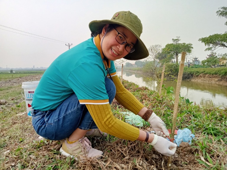 Hưởng ứng phong trào “trồng một tỷ cây xanh” tại xã Thúc Kháng, huyện Bình Giang, tỉnh Hải Dương