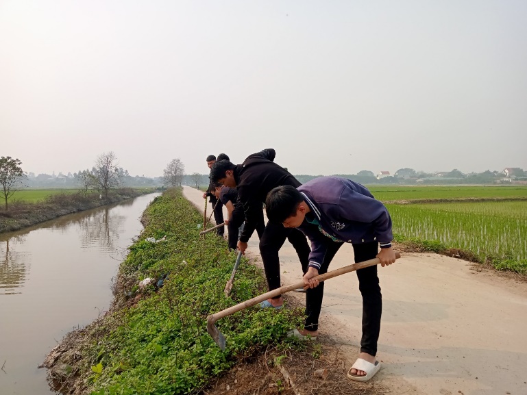 Hưởng ứng phong trào “trồng một tỷ cây xanh” tại xã Thúc Kháng, huyện Bình Giang, tỉnh Hải Dương
