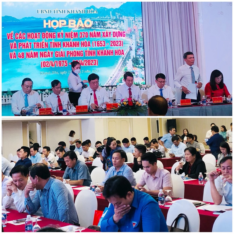 Họp báo về Lễ kỷ niệm 370 năm xây dựng và phát triển tỉnh Khánh Hòa