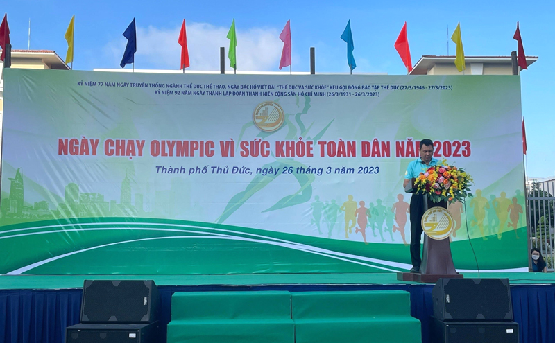 Gần 2.000 người tham gia Ngày chạy Olympic vì sức khoẻ toàn dân  TP.Thủ Đức năm 2023