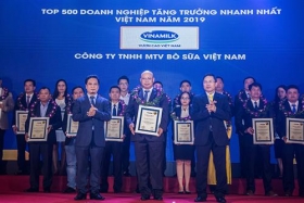 cong ty bo sua thuoc vinamilk lot top tang truong nhanh nhat viet nam