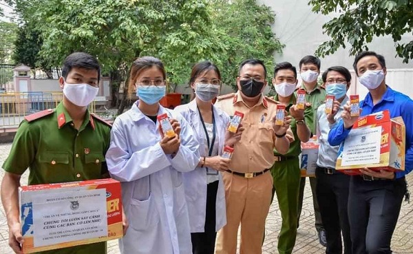 Đoàn Thanh niên Công an quận Tân Bình: Chung tay cùng ngành y tế chống dịch Covid-19
