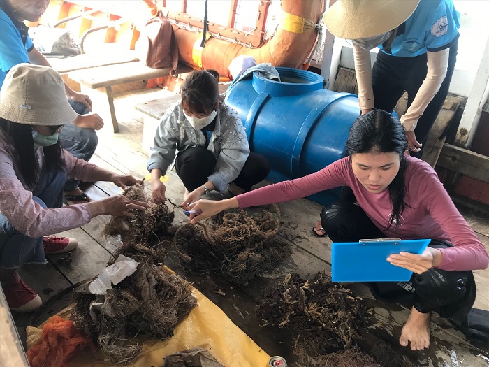 Làm sạch đáy biển, bảo vệ san hô Cù Lao Chàm