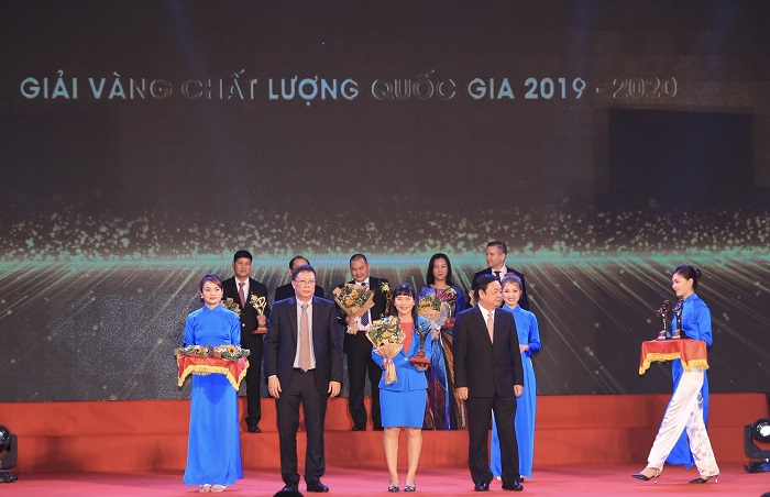 Sanvinest Kh&aacute;nh H&ograve;a được nhận Giải V&agrave;ng Chất lượng Quốc gia