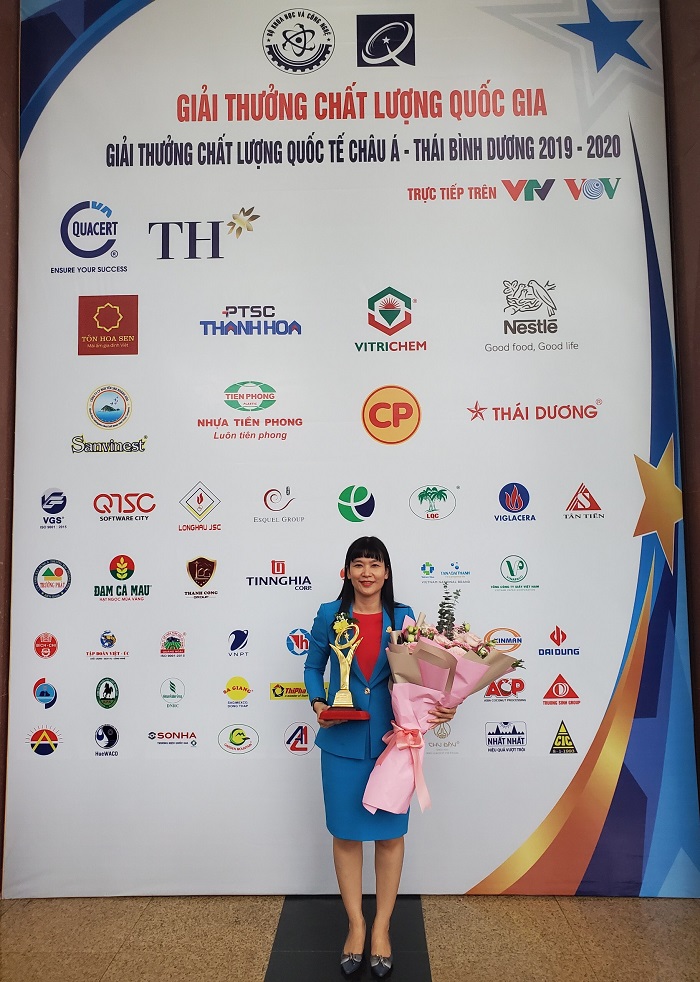 Sanvinest Kh&aacute;nh H&ograve;a được nhận Giải V&agrave;ng Chất lượng Quốc gia