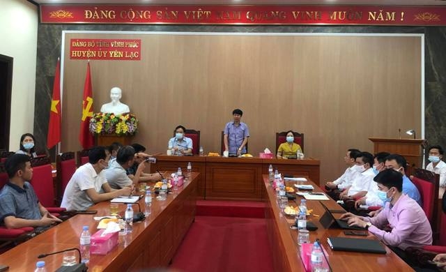 Triển khai bầu cử gắn với công tác phòng, chống dịch Covid-19 tại Yên Lạc (Vĩnh Phúc)