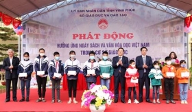 le phat dong huong ung ngay sach va van hoa doc viet nam tai vinh phuc