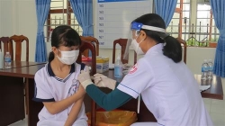 huyen van ninh to chuc tiem vac xin phong covid 19 cho 1210 tre lop 6 duoi 12 tuoi