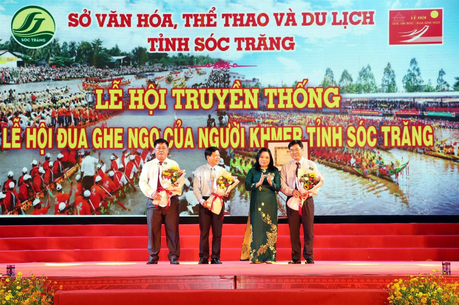 Sóc Trăng: Lễ hội đua ghe Ngo của người Khmer được công nhận là di sản văn hóa phi vật thể quốc gia