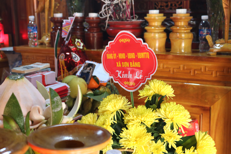 Hương Sơn, H&agrave; Tĩnh: Lễ kh&aacute;nh th&agrave;nh trung tu, t&ocirc;n tạo  DTLS cấp tỉnh nh&agrave; thờ Khai cơ hầu Đ&agrave;o Do&atilde;n Thắng