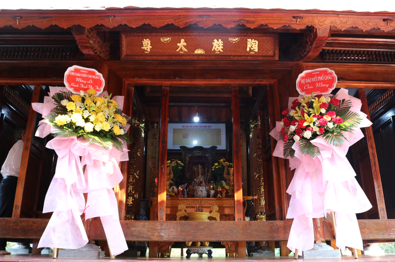 Hương Sơn, H&agrave; Tĩnh: Lễ kh&aacute;nh th&agrave;nh trung tu, t&ocirc;n tạo  DTLS cấp tỉnh nh&agrave; thờ Khai cơ hầu Đ&agrave;o Do&atilde;n Thắng