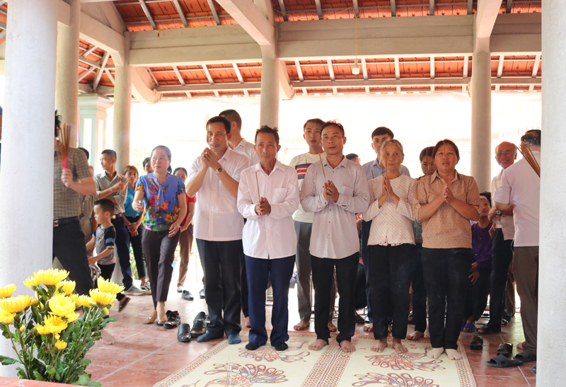 Hương Sơn, H&agrave; Tĩnh: Lễ kh&aacute;nh th&agrave;nh trung tu, t&ocirc;n tạo  DTLS cấp tỉnh nh&agrave; thờ Khai cơ hầu Đ&agrave;o Do&atilde;n Thắng