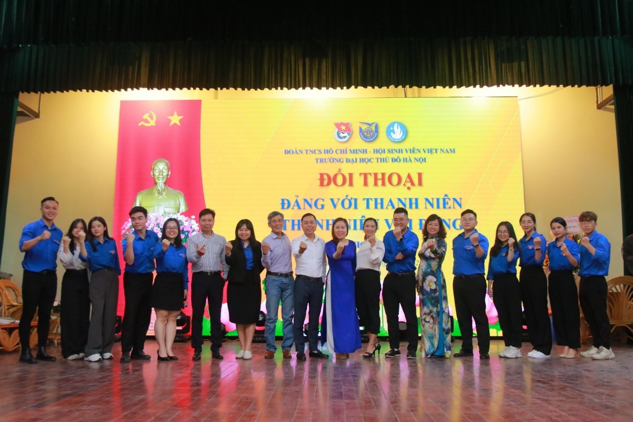 Trường Đại học Thủ đô Hà Nội tổ chức thành công Hội nghị đối thoại  “Đảng với Thanh niên, Thanh niên với Đảng”