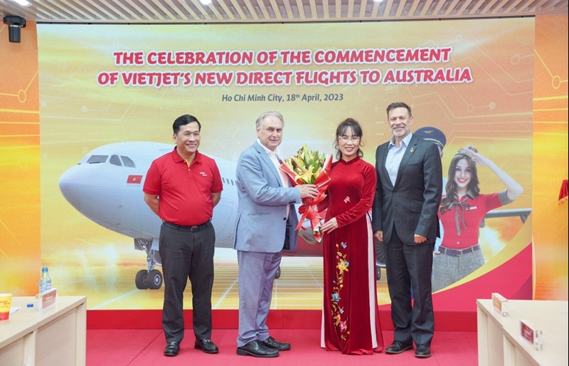 Bộ trưởng Thương mại và Du lịch Úc chúc mừng các đường bay thẳng Việt Nam - Úc của Vietjet
