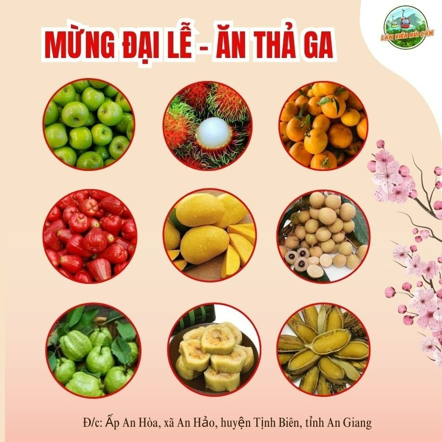 Mừng lễ 30/4 và 01/5 Lâm Viên Núi Cấm mở đại tiệc đón du khách