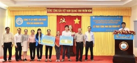 Sanvinest Khánh Hoà trao tặng 5 căn nhà đại đoàn kết