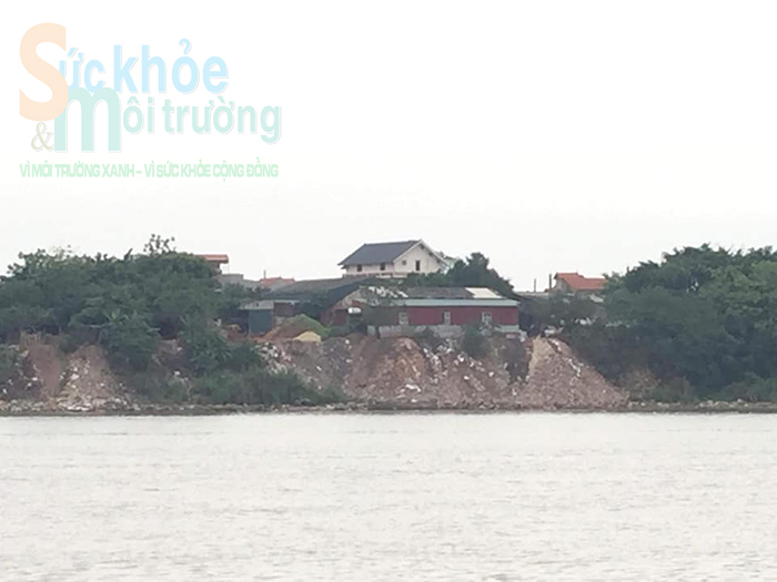 Xã Kim Lan (huyện Gia Lâm): Vô tư đổ thải, cơi nới bãi, hành lang sông Hồng
