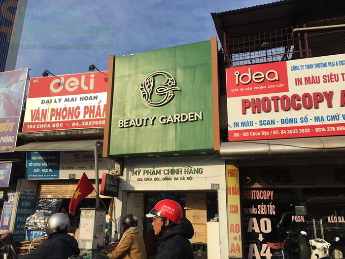 Cơ sở Beauty Garden “vô tư” bày bán sản phẩm không rõ nguồn gốc, xuất xứ