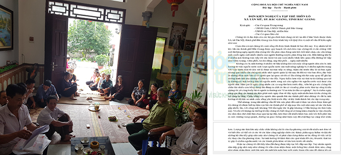 TP.Bắc Giang: Gần 50 hộ dân gửi đơn kêu cứu vì ô nhiễm môi trường nghiêm trọng