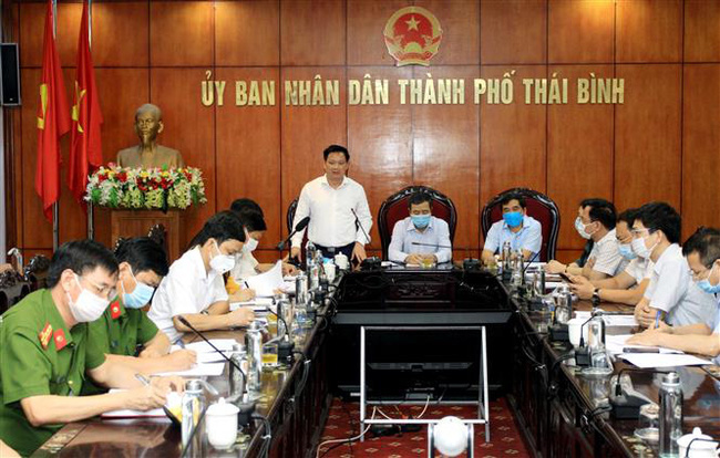 Ghi nhận 5 ca dương tính Covid-19, Thái Bình thực hiện giãn cách xã hội toàn tỉnh từ 12h ngày 6/5